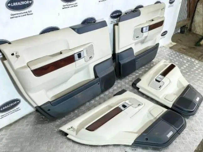 Дверные карты Range Rover 3 L322 светлые комплект