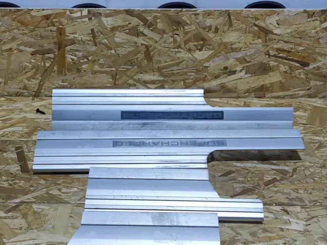 Молдинг порогов салонный Range Rover L322