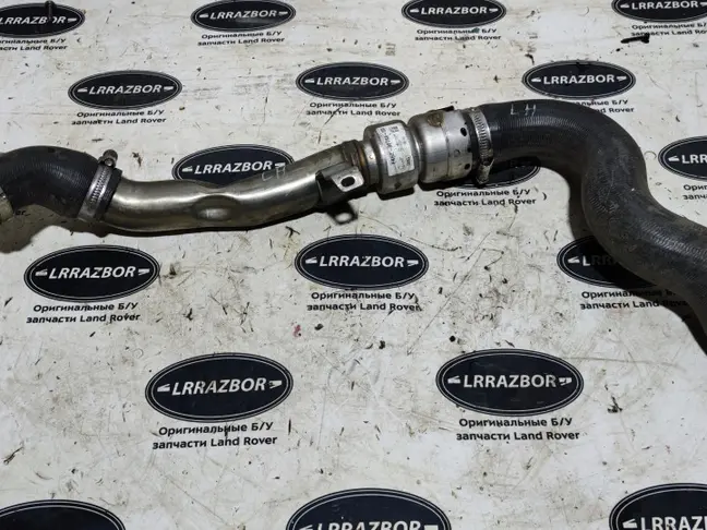 Патрубок турбины левый Range Rover Sport 2 306DT