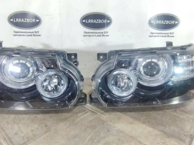 Фары левая правая комплект Range Rover L322 09-12