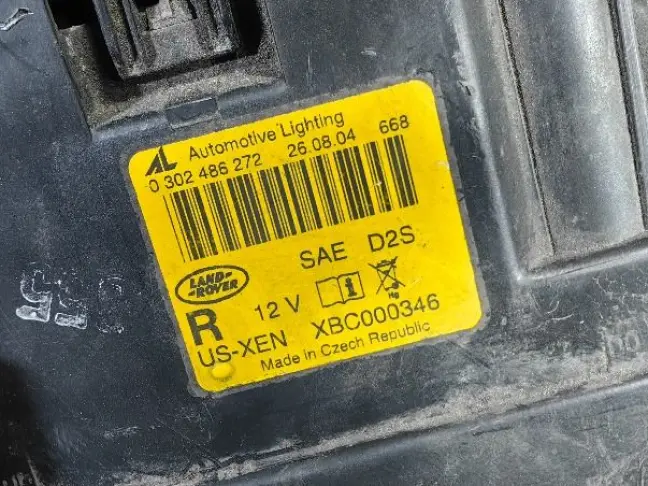 Фара правая Range Rover 3 L322 2002-2005: фото #5