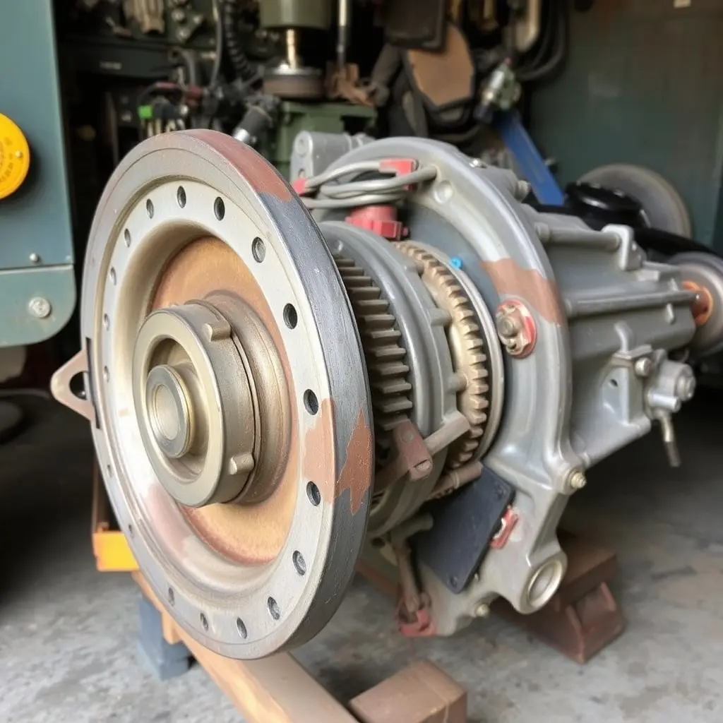 Передний редуктор Range Rover — проблема с фланцем