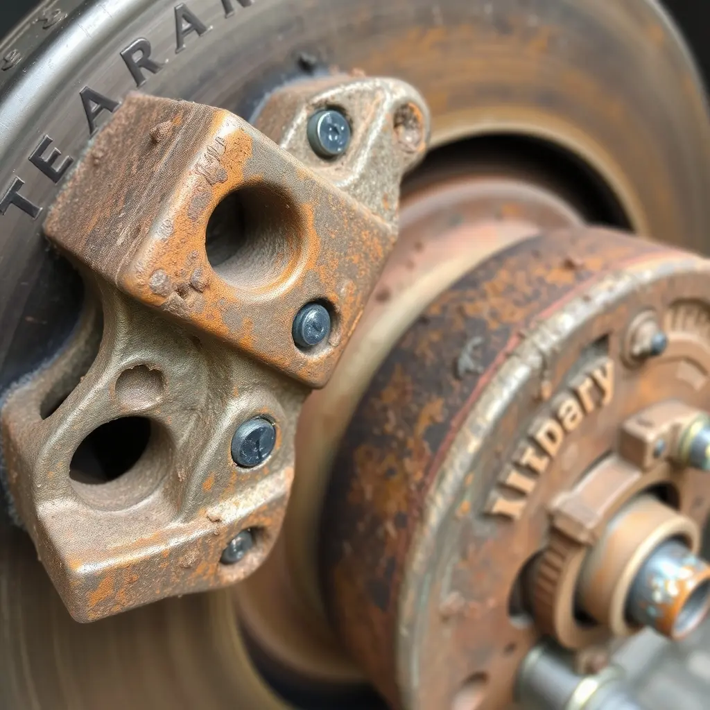 Закисший тормозной суппорт — требует переборки