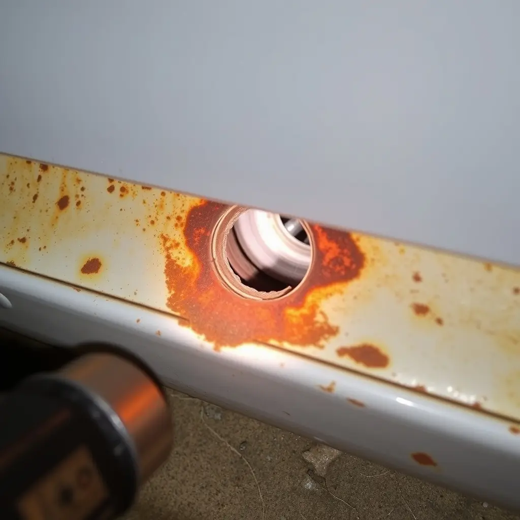 Коррозия порога под накладкой — проверяйте при покупке